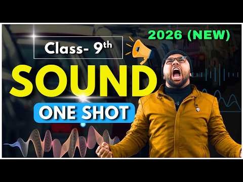 Sound Class 9 One Shot | Complete Science NCERT Numericals (Boards 2026)