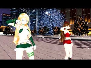 【MMD Chrismas Special】Chocolate cream dance（Mika、Lily）