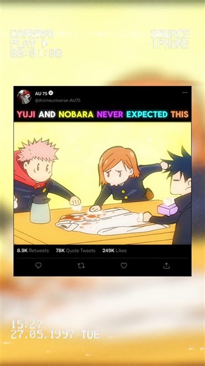 Yuji and Nobara never expected this #memeanimation #jujutsukaisen #jjk #anime