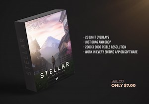 20 Stellar Light Overlay for Photo Editing