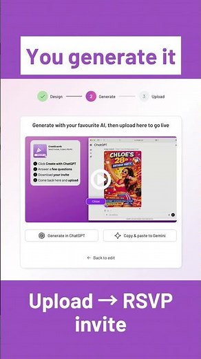 Here's the smartest way to create invitations with AI