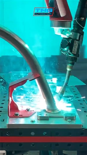 THG Automation on Instagram: "Aluminum pipe-to-plate welding executed with consistency and control. Watch one of THG Automation's collaborative robotic welding systems join aluminum pipe to plate with repeatable accuracy and clean results. This type of precision helps manufacturers improve weld quality, reduce variability, and streamline production on aluminum applications. See more robotic welding solutions at the link in bio. #universalrobots #froniuswelding #IndianaBusiness #cobotwelding #thg