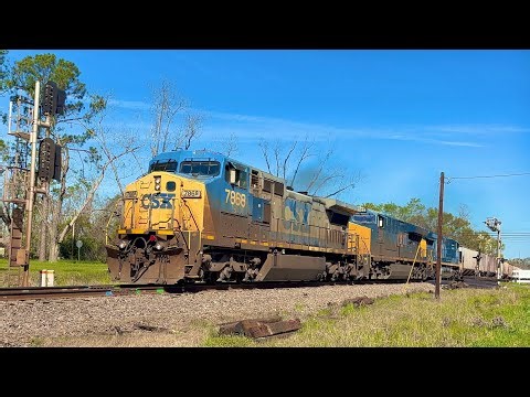 C40-8W leader! CSX B231-16 with CSX C40-8W 7868 leading with a nice RL K5LA on 03/19/2025