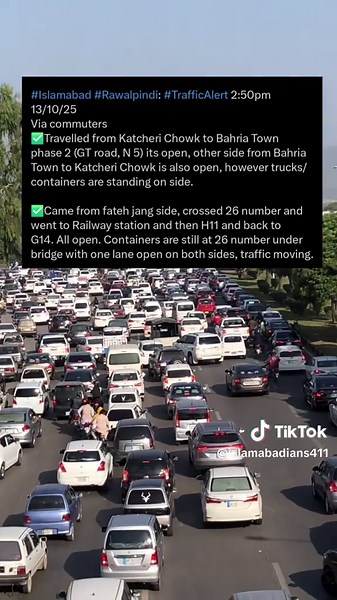 Traffic Alert: Commuter Protest Update in Islamabad