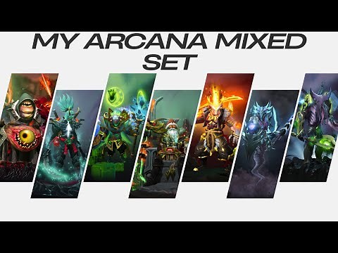Dota 2 MIXED ARCANA SET - The Ultimate Arcana Mashup! 🔥 (Best Hero Customizations)
