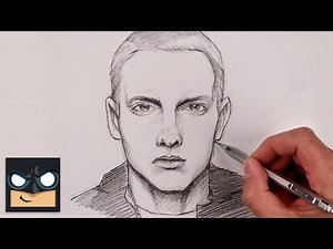 How To Draw EMINEM | Sketch Tutorial - Videos For Kids
