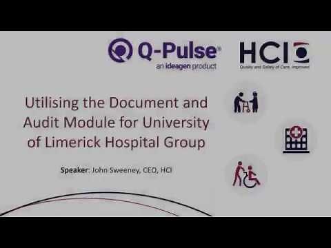 Utilising the Document and Audit Module of Q-Pulse for University of Limerick Hospital Group