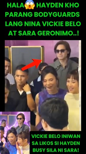 HALA😱 SARA GERONIMO AT VICKIE BELO GINAWANG BODYGUARD SI HAYDEN KHO!