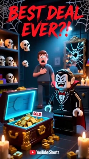 Dracula the Coffin Salesman ⚰️🧛‍♂️ #aishorts #shorts