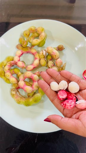 సీమ చింతకాయలు/Manila Tamarind Do you like? #shorts #trending #fruit #ytshorts #viral #subscribe