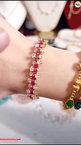 38K views · 1K reactions | Beautiful Red Crystal Bracelet ❤❤ | Wedding Decoration Ideas | Facebook