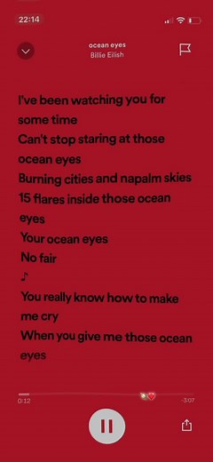 ocean eyes~billie eilish #speedup #spotifysongs #spotifyspeed