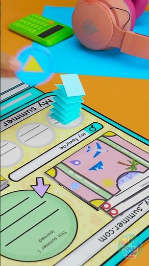 💻 My Paper Laptop! 📄 DIY Fun Project For Kids! 🎉