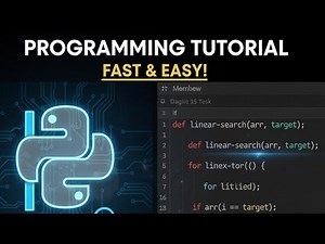 Linear Search Program in Python | Step-by-Step Explanation for Beginners