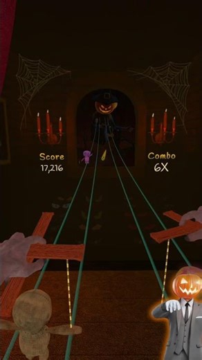 Halloween 🎃💀 with scary VR rhythm game! #happyhalloween