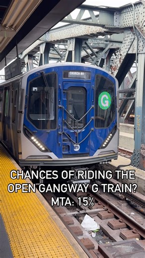 58K views · 3.1K reactions | What are the chances of riding the R211T Open Gangway on the G Line?  MTA: train passengers now have a 15% chance of riding an Open-Gangway G Train every time they ride. #NYCSubway #NYC #MTA #NewYorkCitySubway #LIRR #SubwayTrain #NewYork #NewYorkCity | NYC Subway Life | Facebook