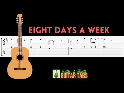 The Beatles- Eight Days A Week GUITAR TAB