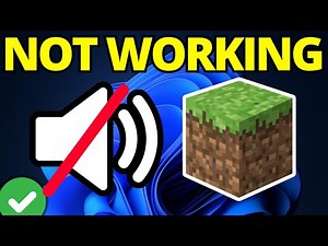 How To Fix Minecraft Audio Not Working