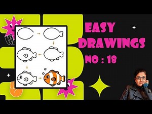🐠 Let's draw Nemo! A fun and easy way for kids to explore ocean adventures. 🎨✨ #KidsArt