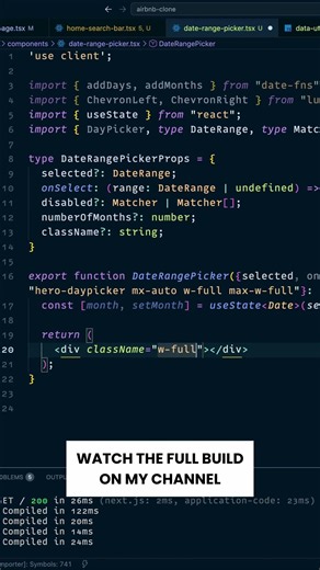Next.js 16: Complex Date Range Logic Simplified #fullstack #coding #nextjs #programming #saas