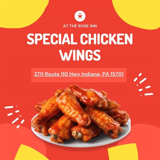 Tuesday nights = wing heaven at The Rose Inn! 🍗 From sweet and tangy to extra hot, there’s a flavor for every craving. #WingNight #FlavorRush #TheRoseInn | The Rose Inn