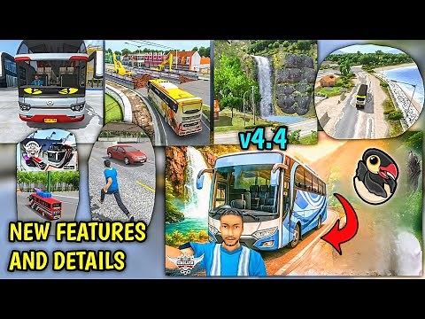 🚚New Update 4.4 ; New Features And Details In Bus Simulator Indonesia by Maleo 🏕 | Bus Gameplay