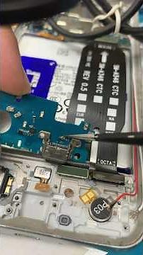 Samsung A34 5G com sinal de umidade, ressolda do componente #smartphone #repair