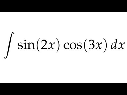∫ sin(2x) cos(3x) dx | MIT Integration 🐝 Qualifying Exam 2014 | Integration of sin2x cos3x