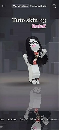 Tuto skin gratuit // 💕j’espère que ça va vous aider 🫶🏽🙏🏽#roblox #tuto #