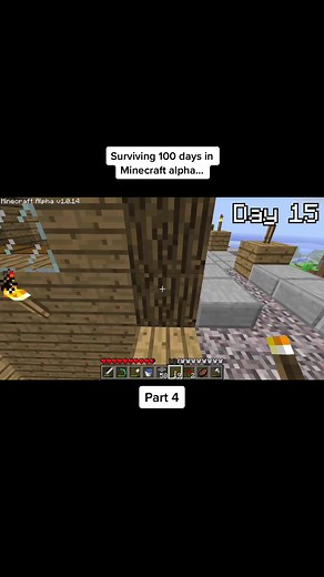Surviving 100 Days in Minecraft Alpha - Part 5