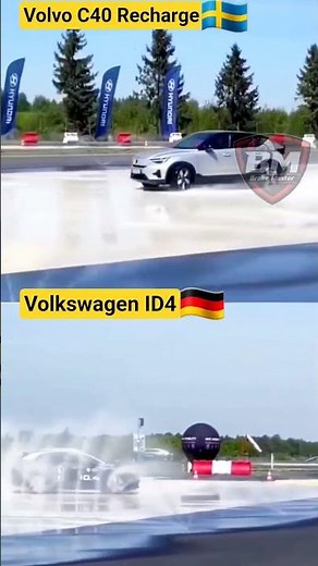 Electric Scandal in Water: Volvo C40 vs VW ID4!