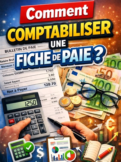 🎯 Comment comptabiliser une fiche de paie ? – Explication simple et pratique Tu veux comprendre comment passer les écritures comptables d’une fiche de paie de manière claire et sans erreurs ? Dans cette vidéo, je t’explique pas à pas : ✅ Les comptes à utiliser ✅ Les écritures comptables détaillées ✅ Le traitement du salaire brut, des charges sociales et du net à payer ✅ Les erreurs à éviter 📌 Vidéo idéale pour : • Étudiants en comptabilité & gestion • Comptables débutants • Gestionnaires RH • 