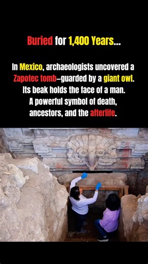 1,400-Year-Old Zapotec Tomb with Owl Sculpture Discovered in Mexico