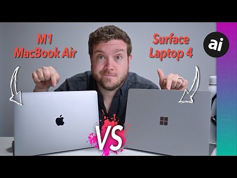 Apple's M1 MacBook Air VS Surface Laptop 4! FULL COMPARE & BENCHMARKS!