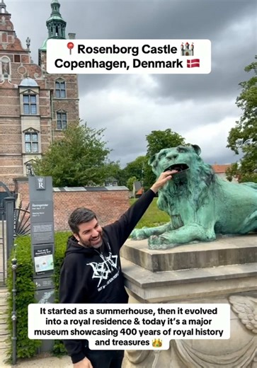 Rosenborg Castle (1606-1633) - Dutch Reneissance castle built by King Christian lV. It’s situated in the King’s Garden (Kongens Have) in central Copenhagen. It’s a must-visit spot if you’re planing on traveling to CPH, Denmark 🇩🇰 #travel #travelvlog #denmark #castle #fyp