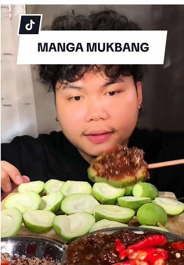 Mango Mukbang: Enjoying Green Mango with ASMR Sounds