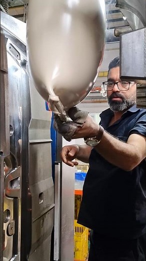 انتهای ویدئو نکته داره(فنی کارا و اساتید نظرتون رو اعلام‌کنین) تولید قطعه اسپویلر #تزریق_پلاستیک