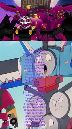 trains formers 4 cursed lady track arachnis vs Thomas spider robot op Thomas prime rosimus prime is