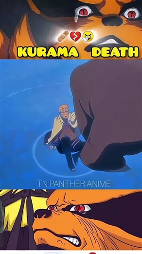 #naruto #sad #kurama death 👍👍👍👍👍👍👍😌😌😌😌😭😭😭😭