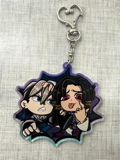GACHIAKUTA Jabber & Zanka Keychain - Etsy