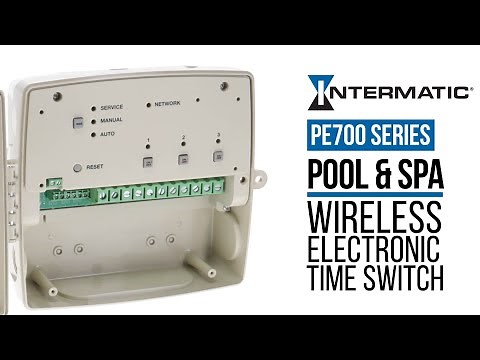 Simplify Your Pool Equipment Scheduling with Intermatic's PE700 Series Wireless Electronic Timer