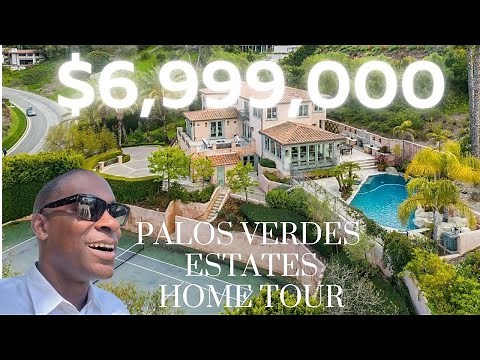 This $6.9M Palos Verdes Estates Mansion Is On Another Level | Luxury Home Tour CA