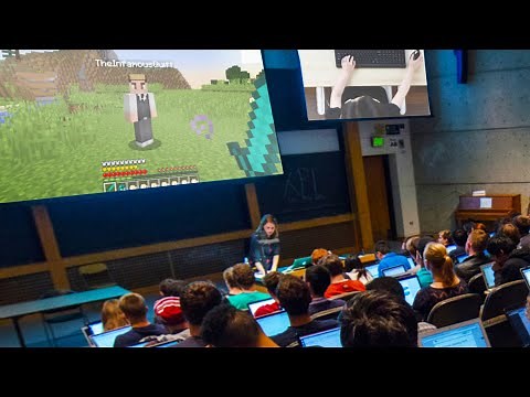 I Challenged my SCHOOL Teacher to 1v1 on Minecraft...