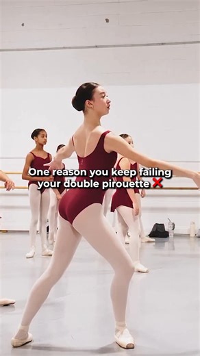 Runqiao Du on Instagram: "If you keep falling out of your double pirouettes, it’s very often not about your turn itself, but about what your arms are doing before and during the rotation. Many dancers try to “help” the turn by opening the arms wider, thinking it will create more power. In reality, that usually does the opposite. When the arms open too much, the energy leaks out, and you lose the support you need to stay on your axis. For a double, the arms must be active and strong, not relaxed 