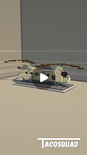 TacoSquad on Instagram: "Minecraft Miltrary Chinook Helicopter - 🌮 Download all my builds on Patreon! (Link in bio) Built on: play.bakery.builders Shaders: complementary - Please remember to like, follow, share, dance like no one’s watching - #minecraft #mcpe #minecraftart #minecraftbuild #mcbuilds #minecraftbuilding #minecraftjava #minecraftarchitecture #minecraftonly #minecraftbuilds #minecraftideas #minecrafthouse #minecraftinspiration #minecrafthouses #minecraftcreations #minecraftbuilder"