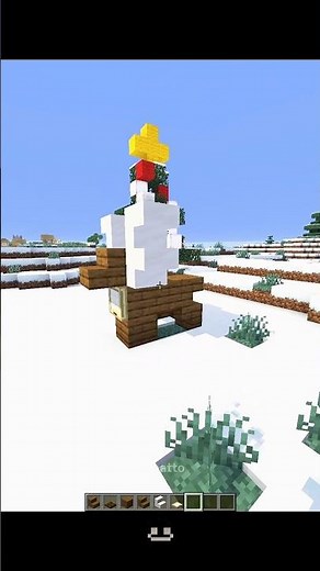 Minecraft Christmas Reindeer Tutorial moment. #minecraft #shorts