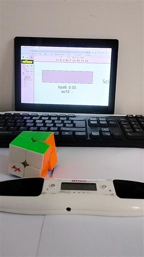 5.27 seconds 2x2 solve #cubing #rubikscube #shorts