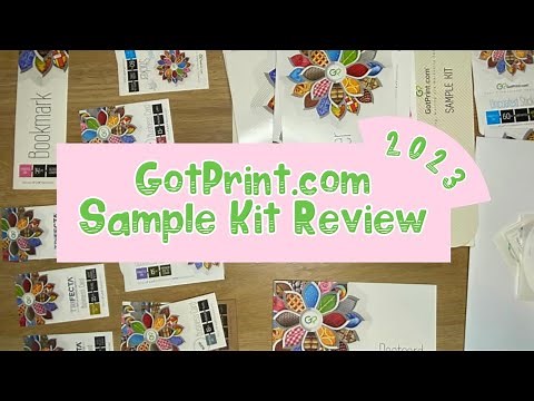 GotPrint.com Sample Kit Review 2023