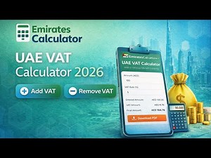 UAE VAT Calculator 2026 | How to Add or Remove 5% VAT Easily