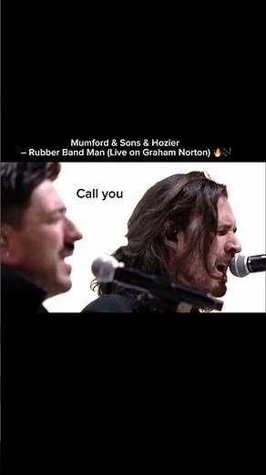 Rubber Band Man Live – Mumford & Sons & Hozier Own the Stage 🎤🔥